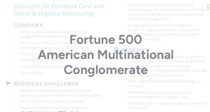Fortune 500 American Multinational Conglomerate Case Study