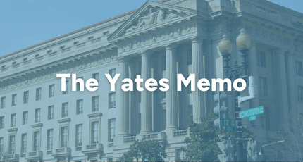 The DOJ, the FCPA, and the Impact of the Yates Memo: What It All Means, and How to Avoid Violations Using Data Analytics